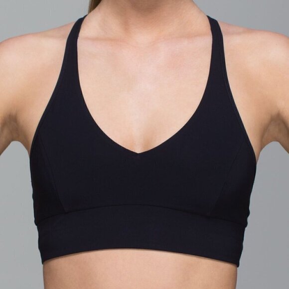 Lululemon Retreat Bra (Reversible) - 2 Naval Blue / Star Crushed Silver Fox Deep - Picture 2 of 9